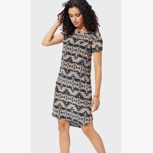 Pendleton Willow Creek 100% Silk Shift Dress, Size Small - Picture 1 of 7